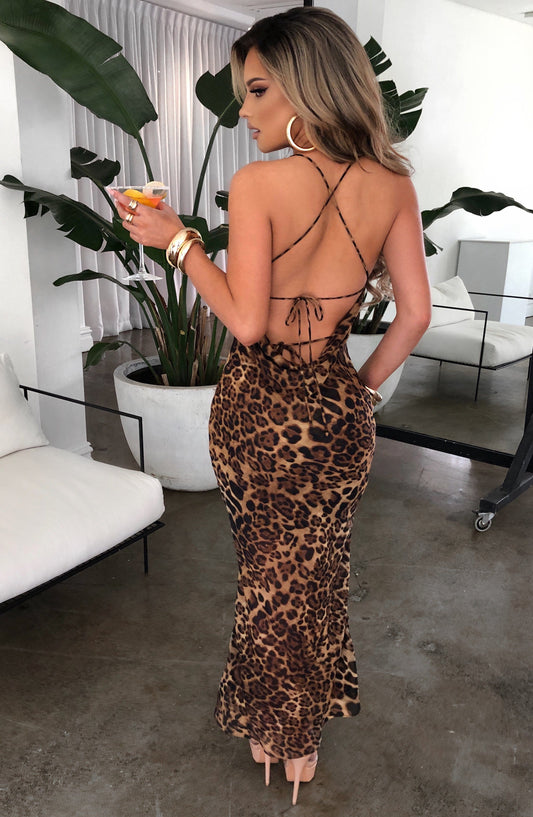 Arriella Maxi Dress™ - Leopard Print